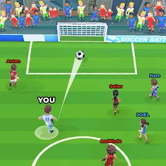 Скачать взлом Soccer Battle -  PvP Football  [МОД Unlimited Money] - полная версия apk на Андроид