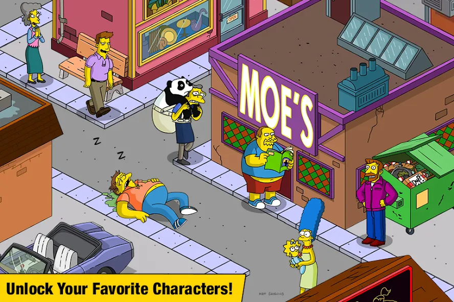 The Simpsons™:  Tapped Out (Зе Симпсонс)  [МОД Бесконечные монеты] Screenshot 2