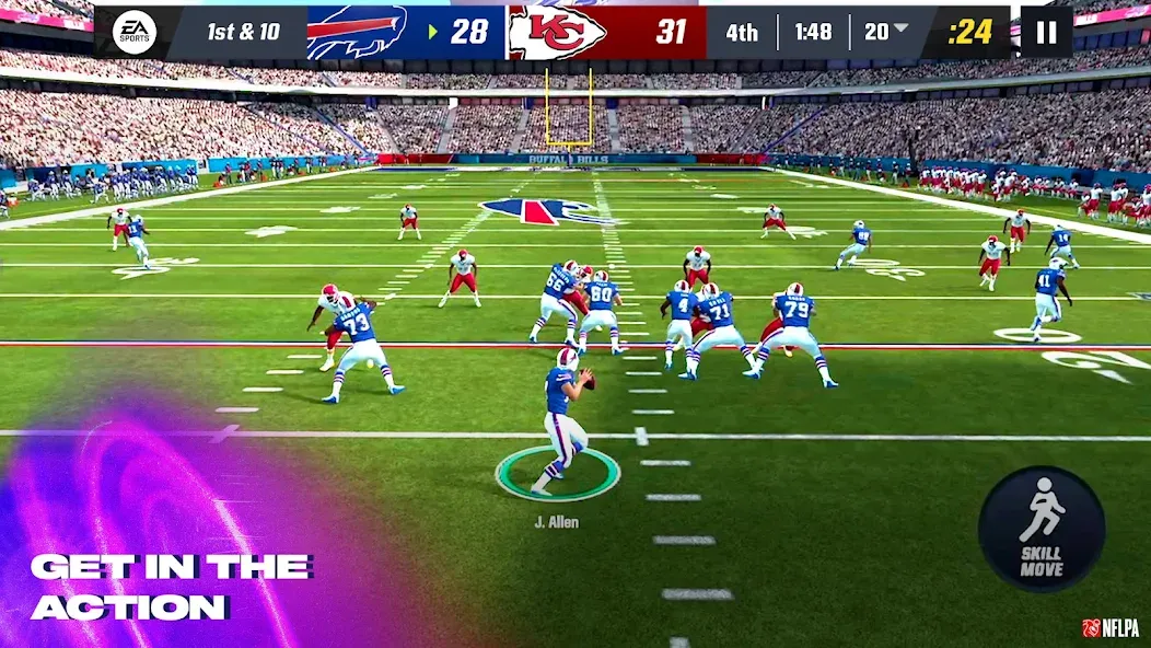 Madden NFL 24 Mobile Football (Мэдден НФЛ 23 Мобильный Футбол)  [МОД Unlocked] Screenshot 1