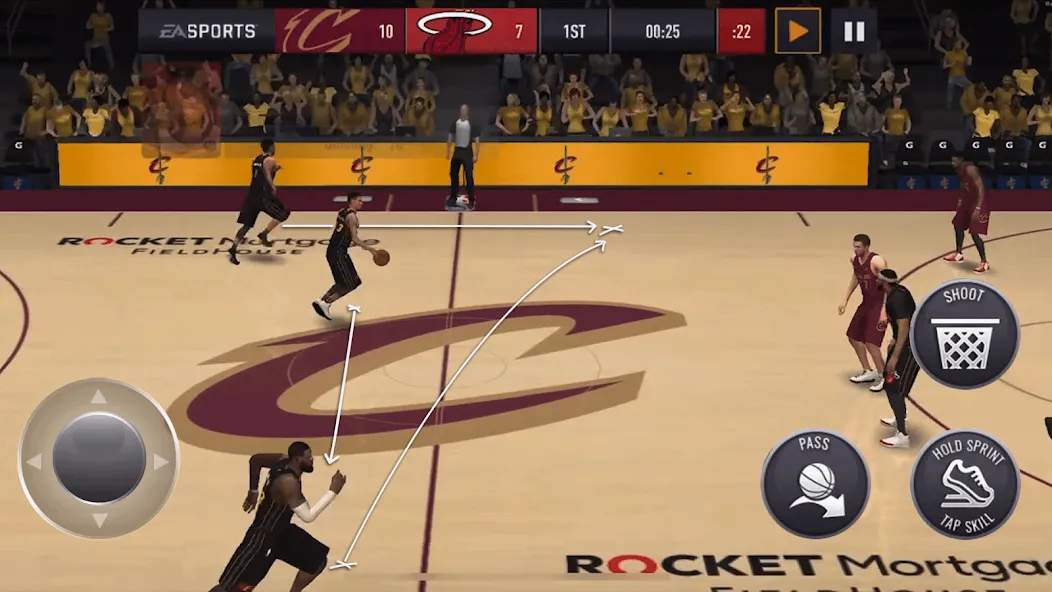 NBA LIVE Mobile Basketball (НБА Лайв Мобайл)  [МОД Бесконечные монеты] Screenshot 2