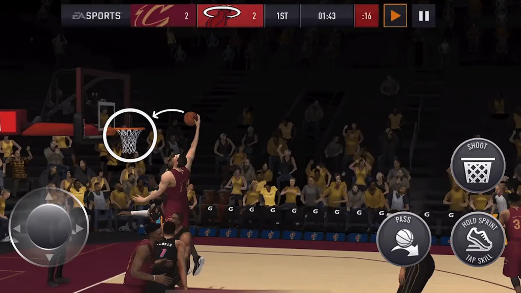 NBA Live Asia (НБА Лайв)  [МОД Unlocked] Screenshot 4