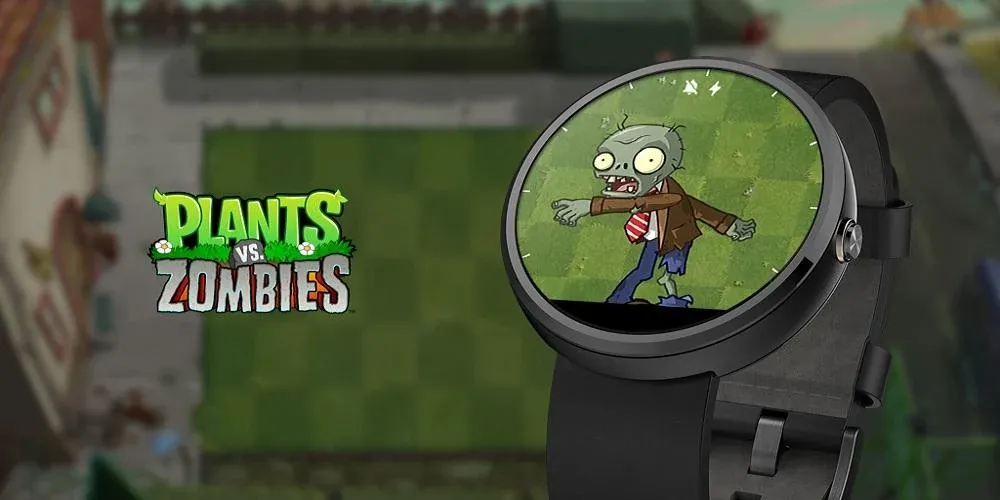 Plants vs. Zombies™ Watch Face  [МОД Бесконечные монеты] Screenshot 1