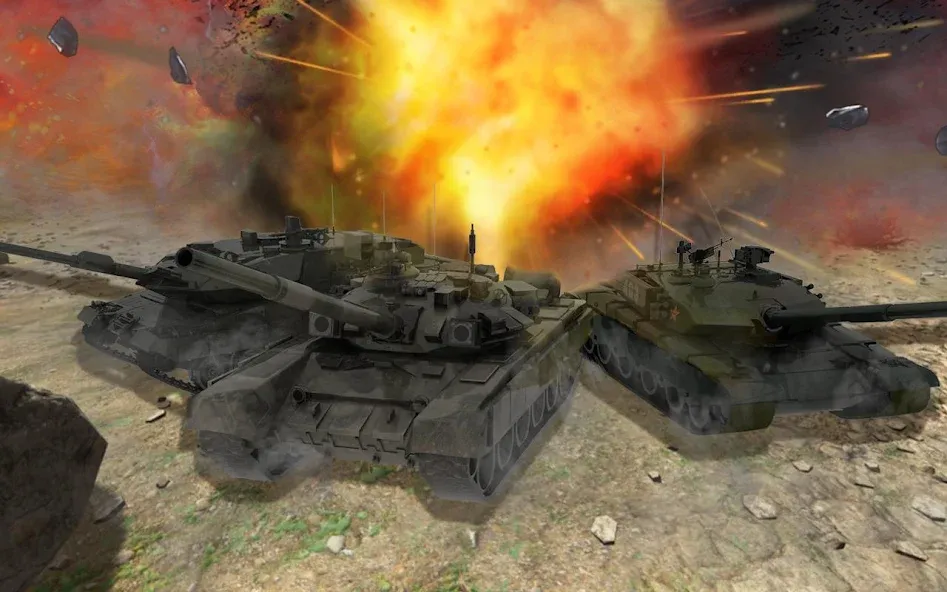 Real Tank Battle : War Machine (Реальное танковое сражение)  [МОД Бесконечные монеты] Screenshot 4