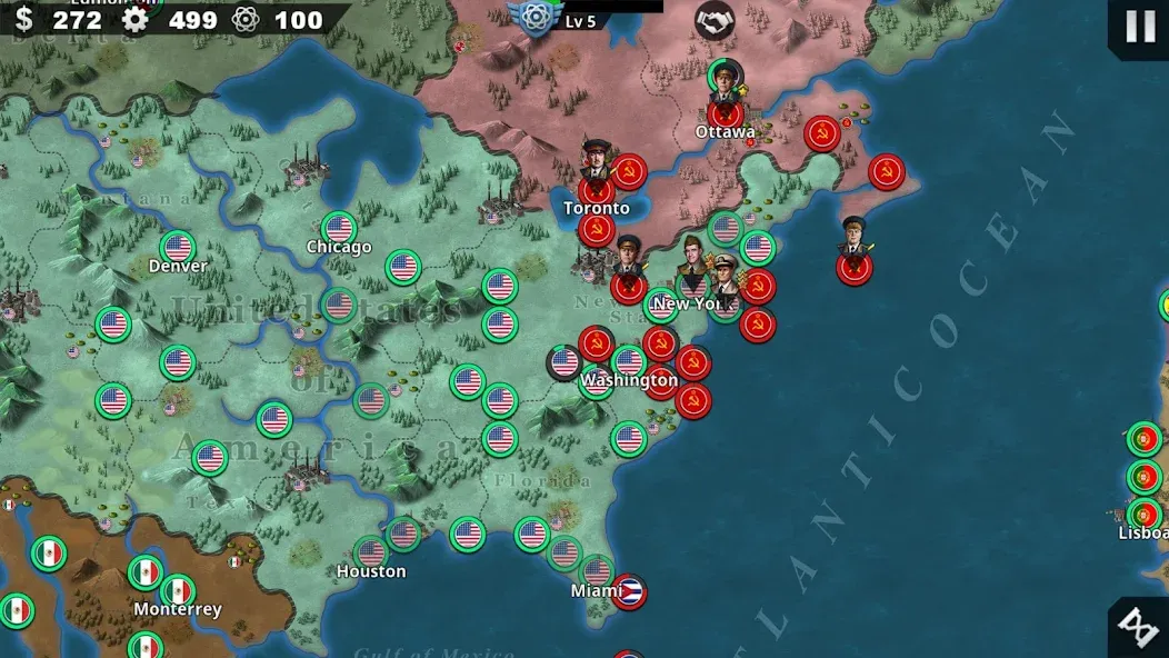 World Conqueror 4-WW2 Strategy (Ворлд Конкерор 4)  [МОД Mega Pack] Screenshot 3