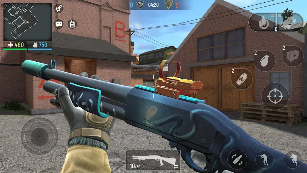 Modern Ops: Gun Shooting Games (Модерн Опс)  [МОД Много денег] Screenshot 5