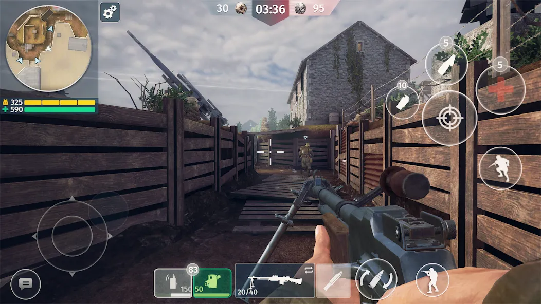 World War 2: Shooting Games (Вторая мировая война)  [МОД Бесконечные монеты] Screenshot 5