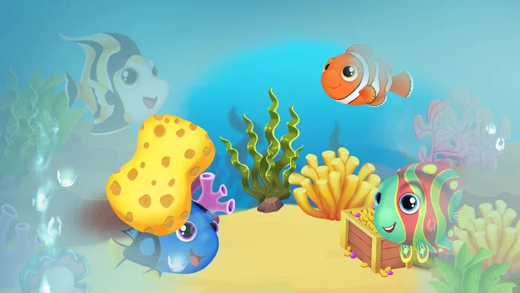 Baby Aquarium - Fish game  [МОД Unlimited Money] Screenshot 2