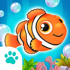 Взломанная Baby Aquarium - Fish game  [МОД Unlimited Money] - полная версия apk на Андроид