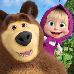 Скачать взлом Masha and the Bear Educational  [МОД Unlocked] - полная версия apk на Андроид