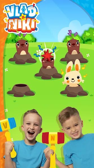 Vlad and Niki - Smart Games  [МОД Много монет] Screenshot 2