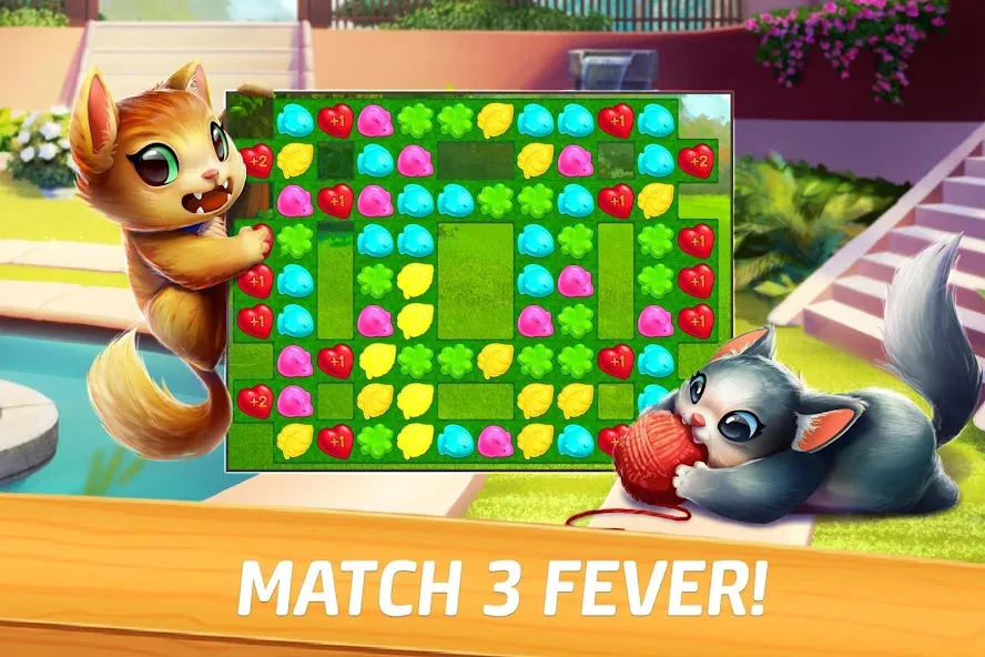 Meow Match (Мяу Матч)  [МОД Много денег] Screenshot 4