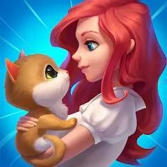 Скачать взломанную Meow Match (Мяу Матч)  [МОД Много денег] - полная версия apk на Андроид