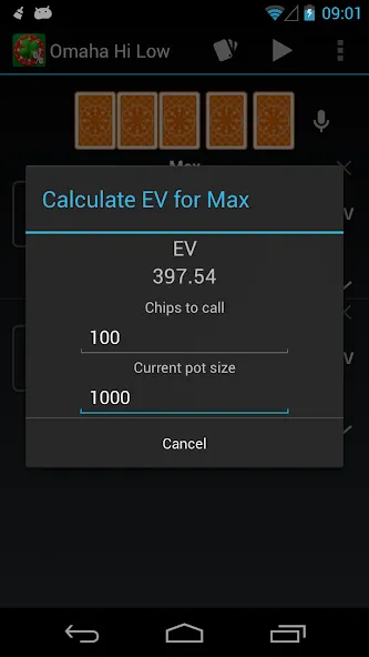 Poker Calculator  [МОД Меню] Screenshot 5