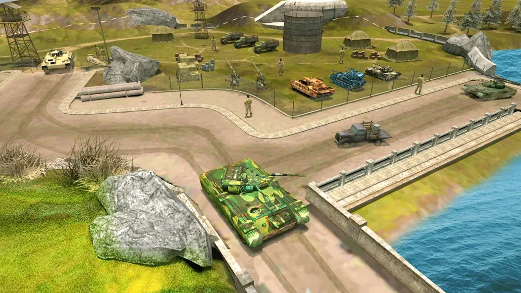 Tank Battle Army Games 2023  [МОД Unlimited Money] Screenshot 5