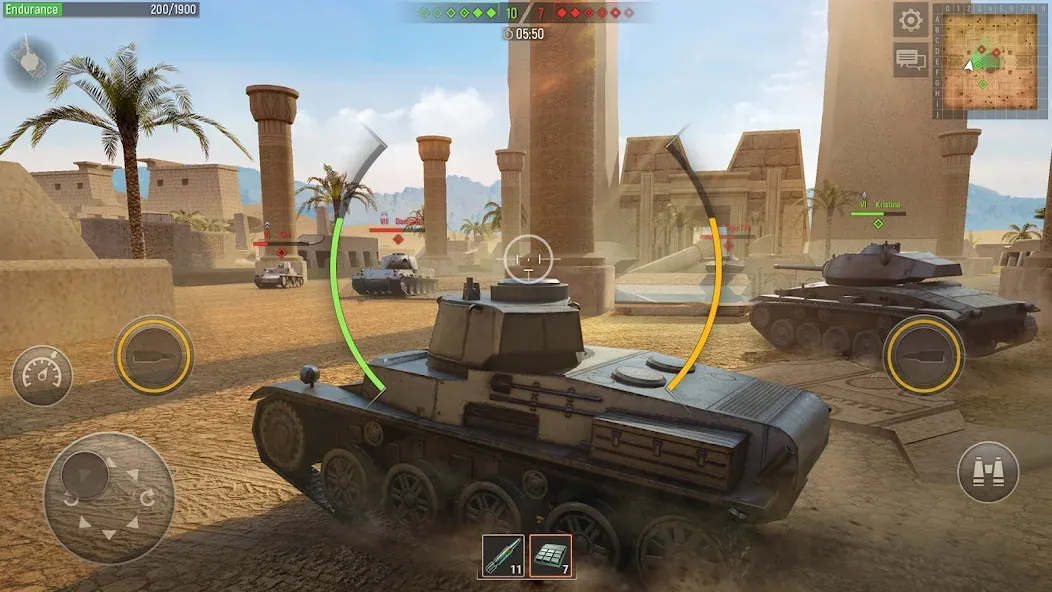 Battle Tanks: Tank Games WW2 (Бэтл Тэнкс)  [МОД Бесконечные деньги] Screenshot 3