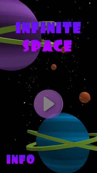 Infinite Space 3D (Инфинити Спейс 3Д)  [МОД Много монет] Screenshot 1