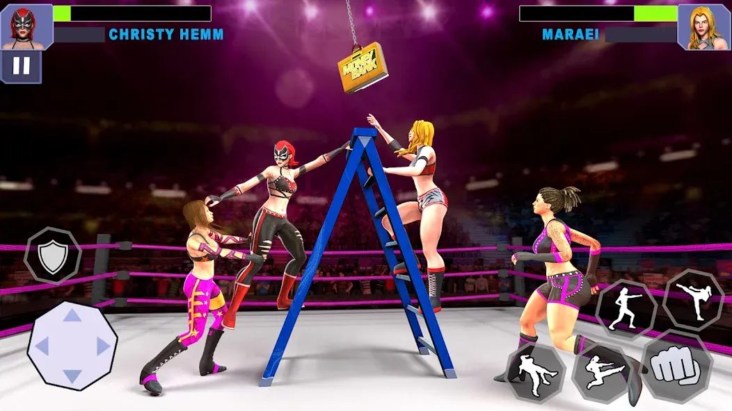 Bad Girls Wrestling Game  [МОД Бесконечные деньги] Screenshot 3