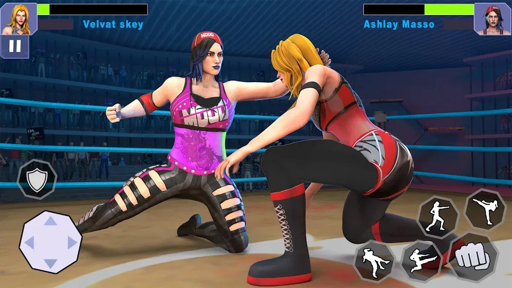 Bad Girls Wrestling Game  [МОД Бесконечные деньги] Screenshot 4