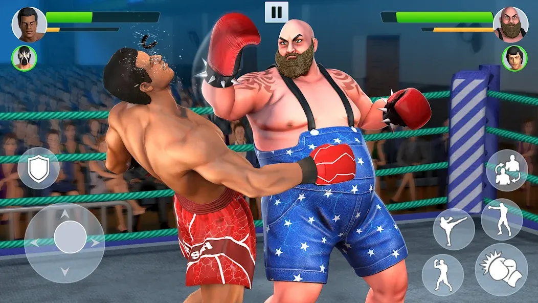 Boxing Heros: Fighting Games (Тэг Боксинг Игры)  [МОД Бесконечные монеты] Screenshot 2