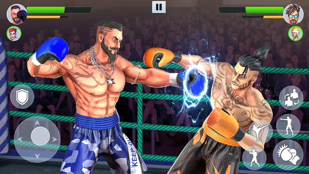 Boxing Heros: Fighting Games (Тэг Боксинг Игры)  [МОД Бесконечные монеты] Screenshot 3