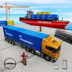 Взлом Cargo Transport Truck Driving (Грузовик перевозки грузов)  [МОД Unlimited Money] - полная версия apk на Андроид