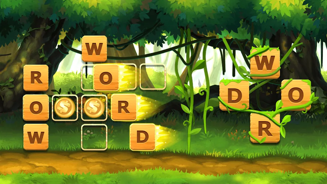 Word Crossword Puzzle  [МОД Много денег] Screenshot 1