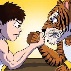 Скачать взлом Arm Wrestling Clicker (Армреслинг Кликер)  [МОД Menu] - стабильная версия apk на Андроид