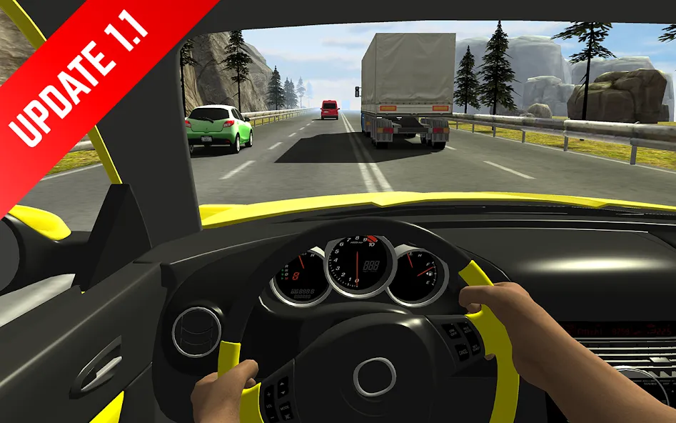 Racing in Car (Рейсинг ин Кар)  [МОД Бесконечные деньги] Screenshot 2