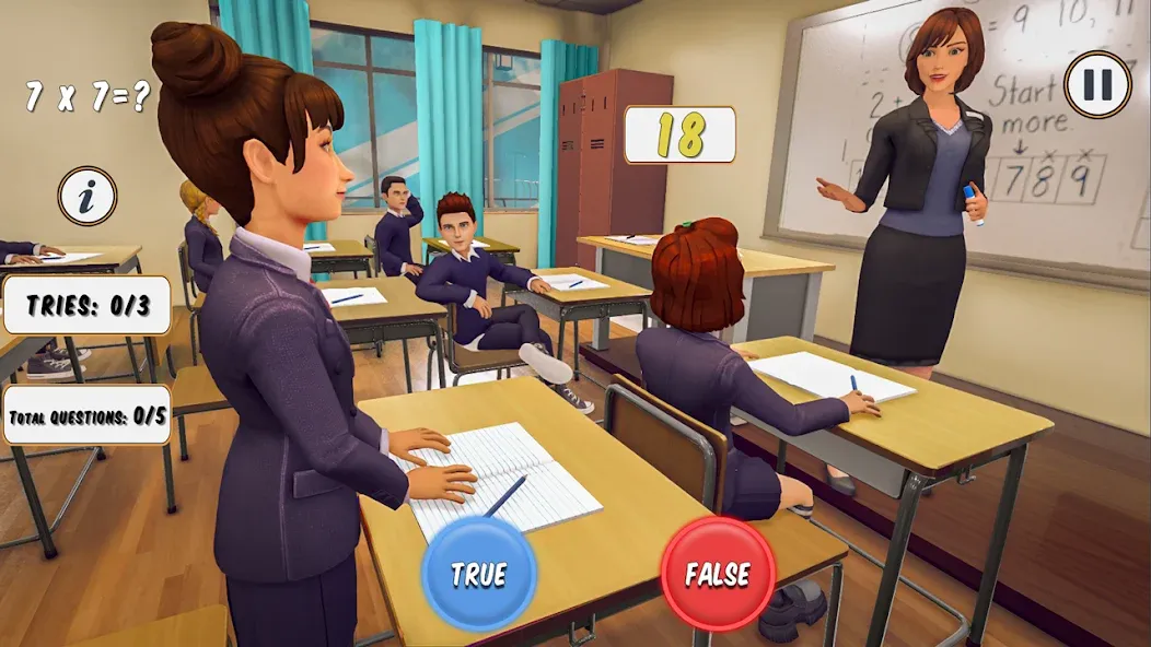 High School Teacher Simulator  [МОД Menu] Screenshot 2