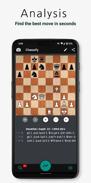 Chessify: Scan & Analyze chess  [МОД Бесконечные деньги] Screenshot 2