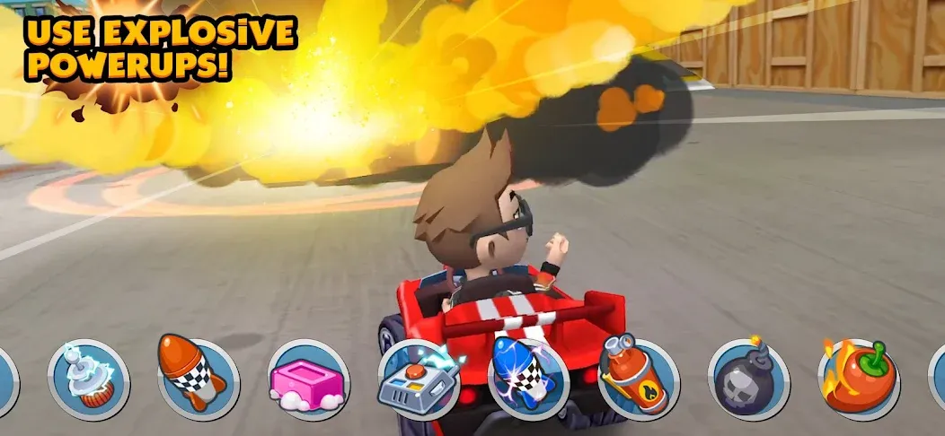 Boom Karts Multiplayer Racing (Бум Картс Мультиплеер Рейсинг)  [МОД Mega Pack] Screenshot 4