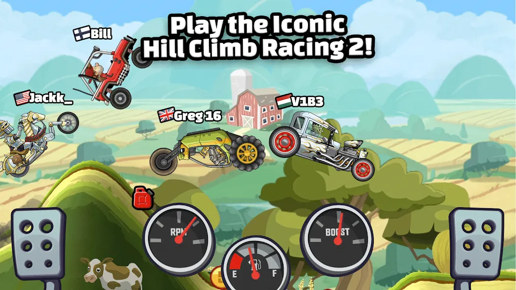 Hill Climb Racing 2 (Хилл Клаим Рейсинг 2)  [МОД Меню] Screenshot 1