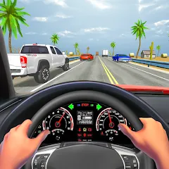 Взлом Traffic Racing In Car Driving (Трафик Рейсинг Ин Кар Драйвинг)  [МОД Много монет] - стабильная версия apk на Андроид