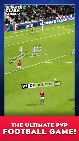 Ultimate Clash Soccer (Ултимейт Драфт Соккер)  [МОД Много денег] Screenshot 1