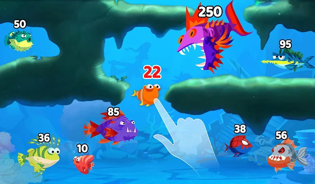 Fish Town IO: Mini Aquarium (Фиш Таун Ай Ой)  [МОД Много денег] Screenshot 2