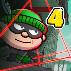 Скачать взломанную Bob The Robber 4 (Боб Грабитель 4)  [МОД Mega Pack] - последняя версия apk на Андроид