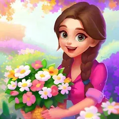 Взломанная Dream Flower Dressup  [МОД Все открыто] - последняя версия apk на Андроид