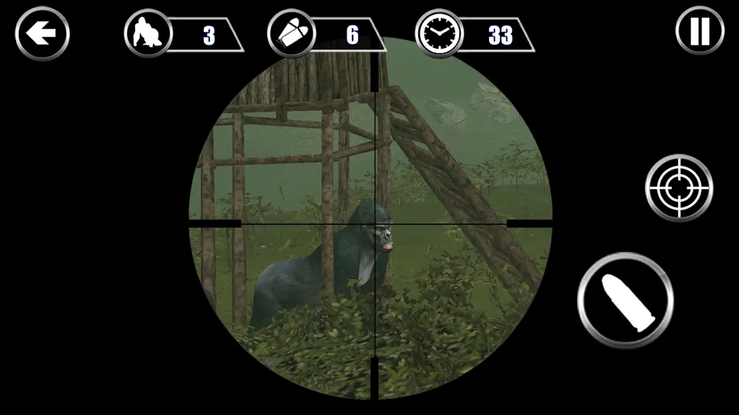 Gorilla Hunter: Hunting games (Горилла Хантер)  [МОД Бесконечные деньги] Screenshot 1