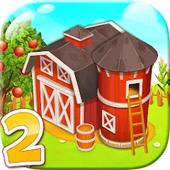 Скачать взломанную Farm Town: Cartoon Story  [МОД Бесконечные монеты] - последняя версия apk на Андроид