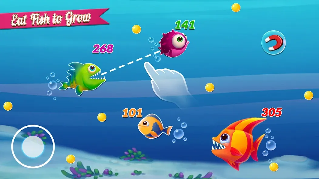 Fish.IO Fish Games Shark Games (Фиш Ай О Фиш Геймс Шарк Геймс)  [МОД Много денег] Screenshot 5