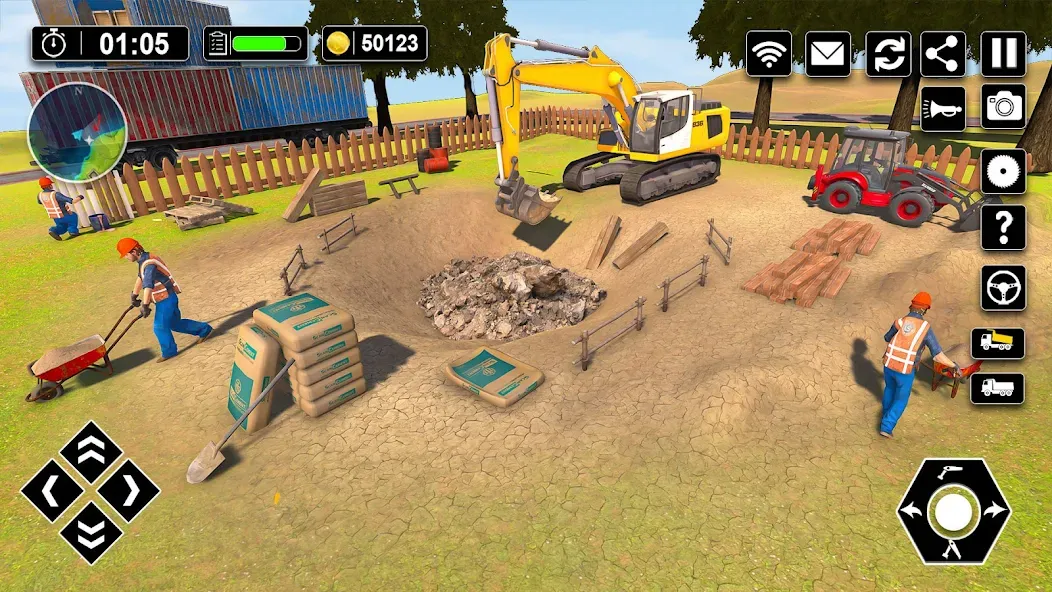 Wood House Construction Game  [МОД Unlimited Money] Screenshot 1