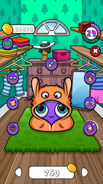 Moy 7 - Virtual Pet Game  [МОД Много монет] Screenshot 4