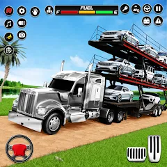 Взломанная Car Transporter 3d:Truck Games  [МОД Бесконечные монеты] - полная версия apk на Андроид