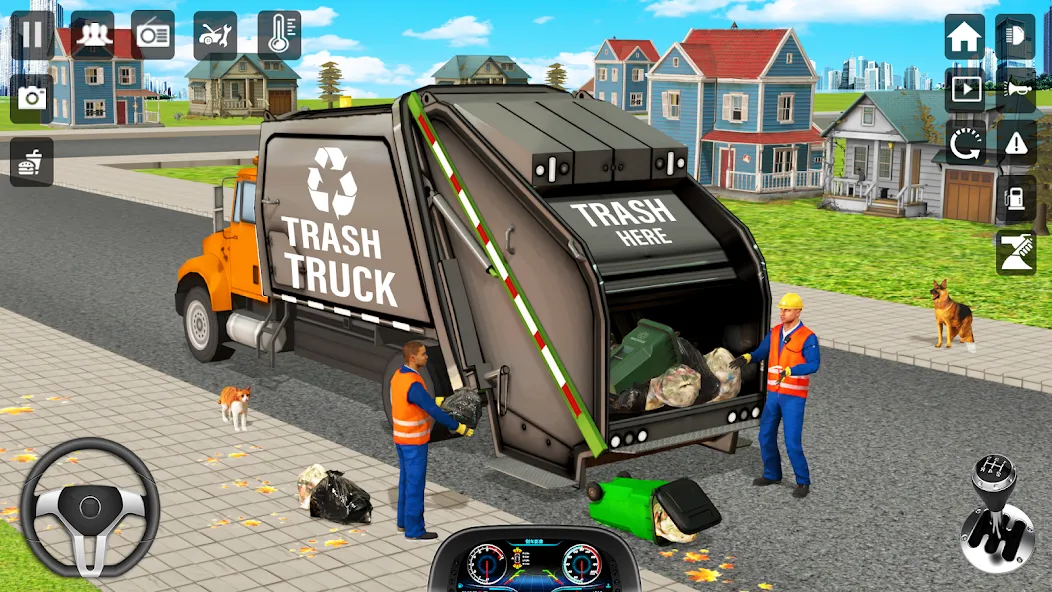 Trash Truck Games Simulator 3D  [МОД Бесконечные деньги] Screenshot 4