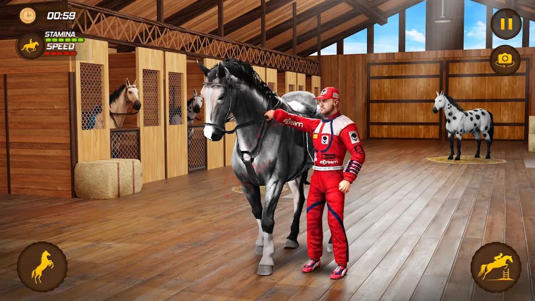 Horse Racing Game: Horse Games  [МОД Unlocked] Screenshot 1