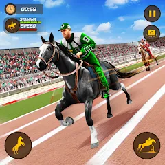 Взлом Horse Racing Game: Horse Games  [МОД Unlocked] - полная версия apk на Андроид