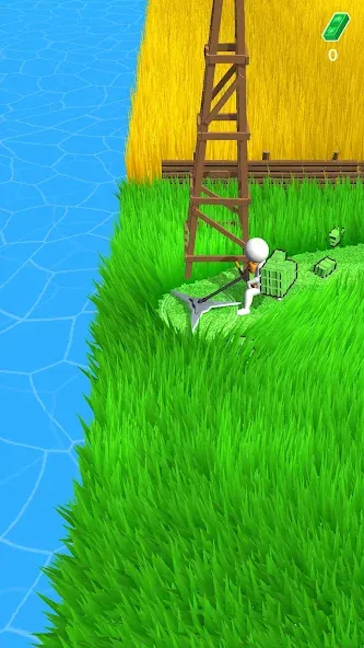 Stone Grass: Mowing Simulator (Стоун Грасс)  [МОД Unlocked] Screenshot 1