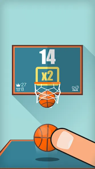 Basketball FRVR - Dunk Shoot (Баскетбол ФРВР)  [МОД Много денег] Screenshot 5