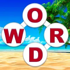 Взломанная Around the Word: Crossword Puz  [МОД Меню] - последняя версия apk на Андроид