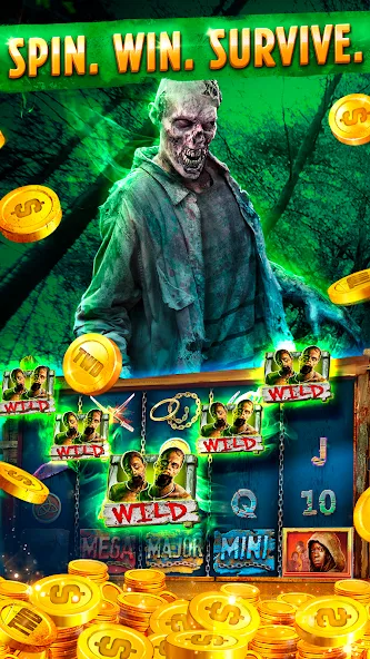 The Walking Dead Casino Slots (Зе Вокинг Дед Казино Слотс)  [МОД Unlocked] Screenshot 3